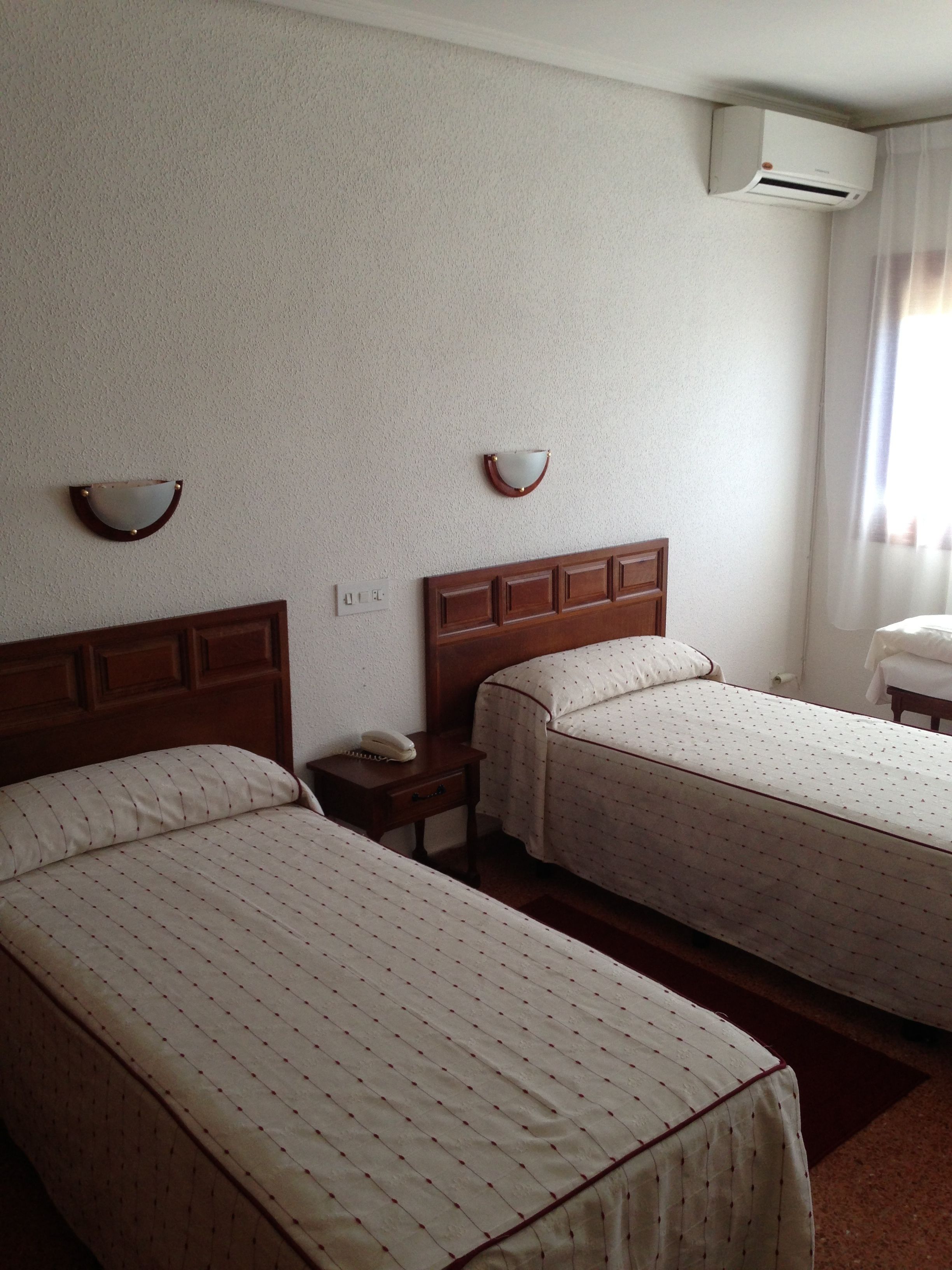 desk, blackout curtains, free wifi