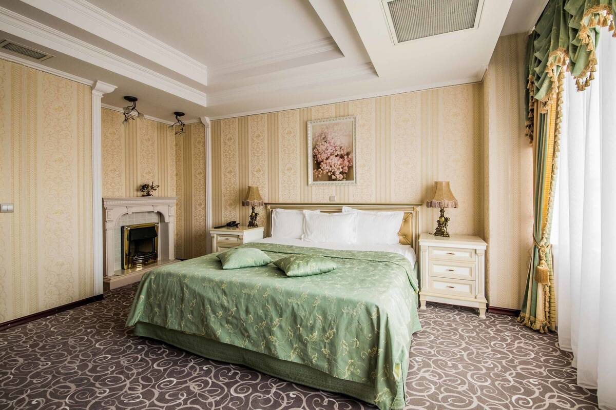 Suite Luxe, 2 chambres, sauna | Literie de qualité supérieure, minibar, coffres-forts dans les chambres