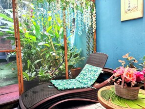 Terrace/patio - Alojamiento El Salvador: Villa Madero - Hotel Boutique (San Salvador)