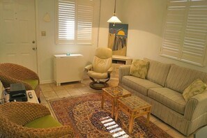 Condo, 2 Bedrooms | Living area | TV - Atlantic View 101 2 Bedroom Condo by RedAwning (Ocean City)