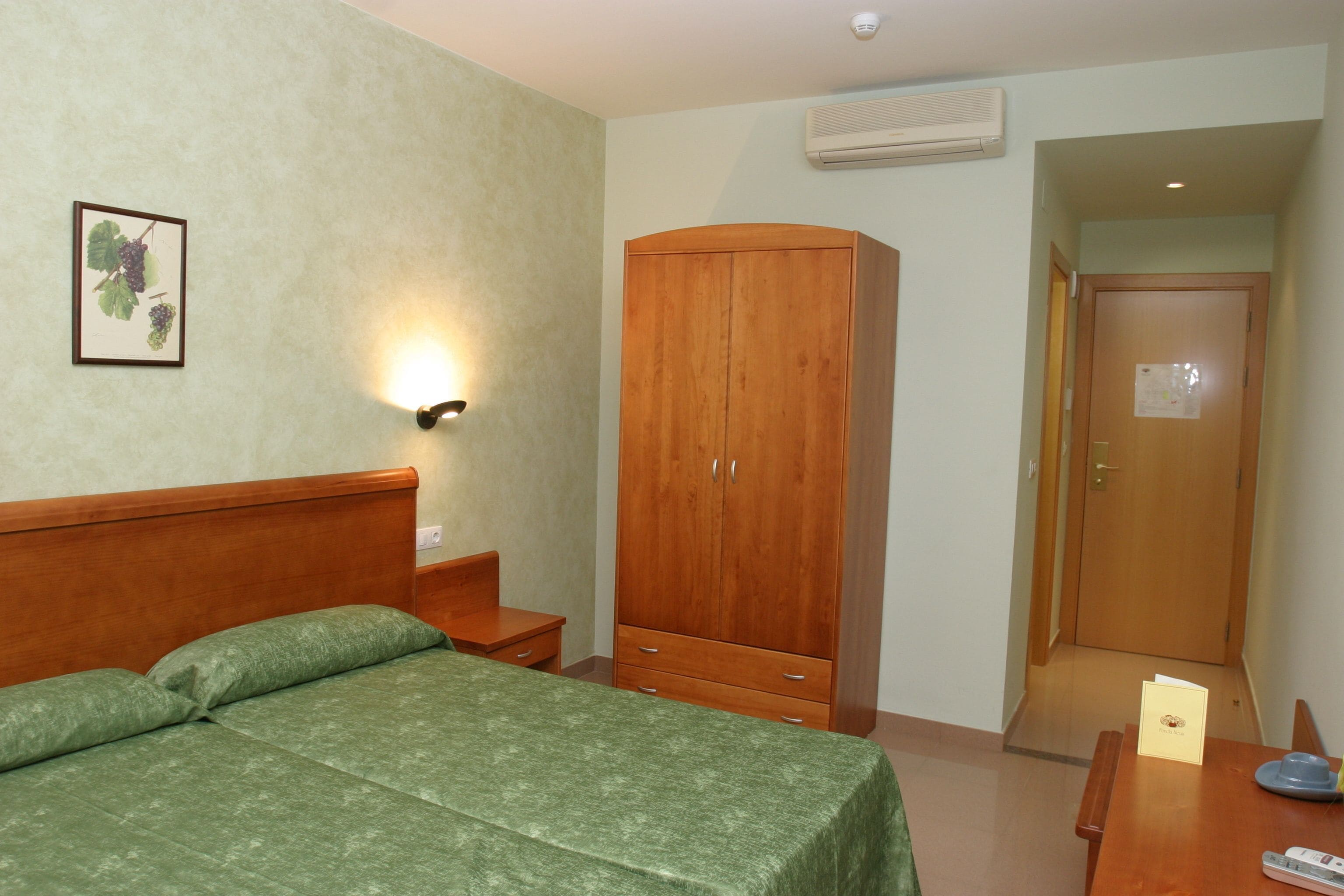 twin room | hypo-allergenic bedding, desk, laptop workspace, blackout curtains