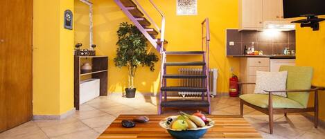 Lejlighed (Loft) | Opholdsområde | Plasma-tv