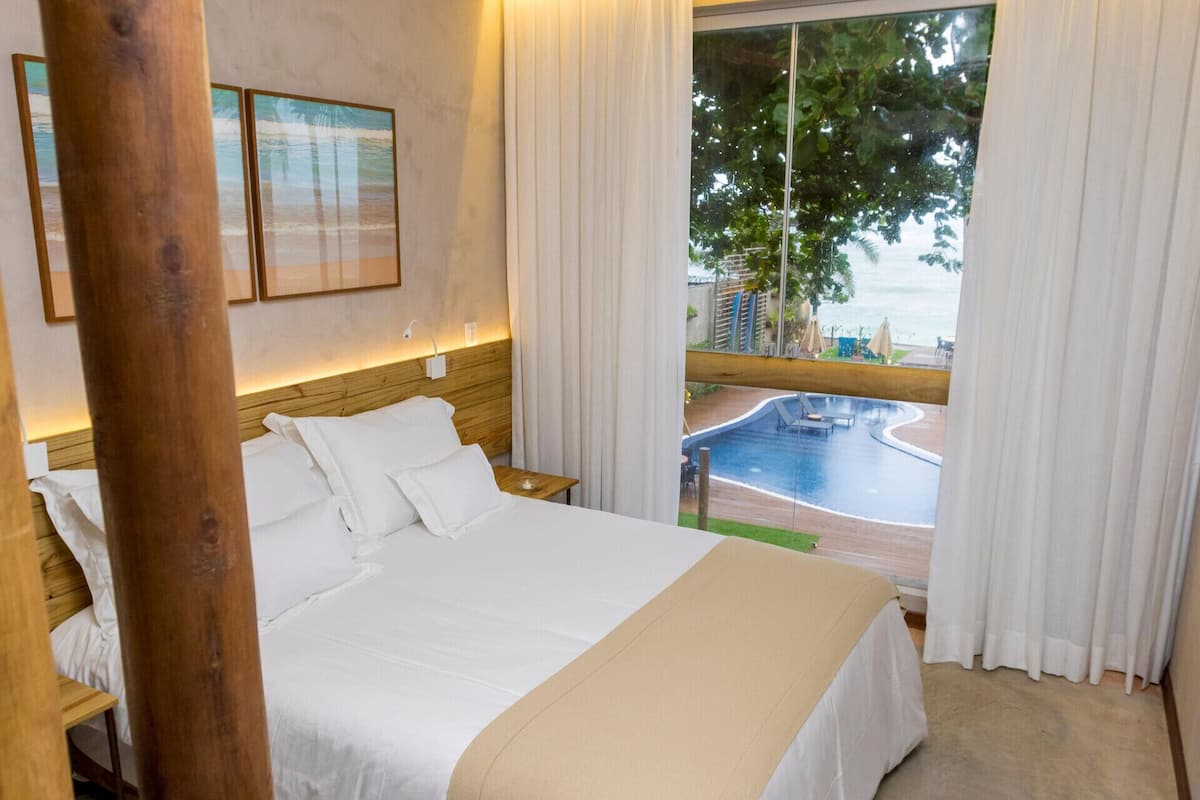 Lakens van Egyptisch katoen, luxe beddengoed, pillowtop-bedden