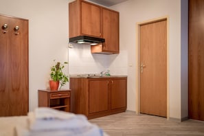 Mini-fridge, stovetop, electric kettle, cookware/dishes/utensils - Aparthaus Waren (Waren (Müritz))