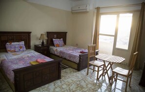 Estudio Deluxe, balcón | Ropa de cama de alta calidad y wifi gratis