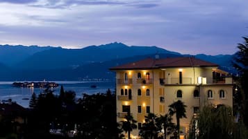 Front of property – evening/night