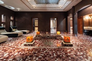 Sauna, steam room, body treatments, sports massages, body scrubs