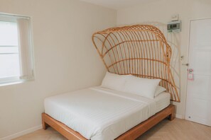 Dobbeltrom – deluxe | Blendingsgardiner, wi-fi (inkludert) og sengetøy