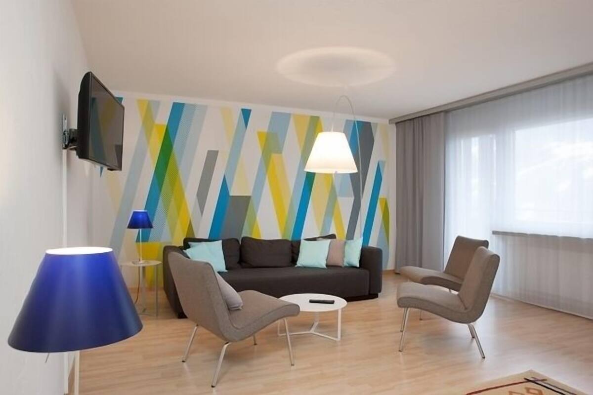 Comfort Apartment, 2 Bedrooms (la steila) | Living room