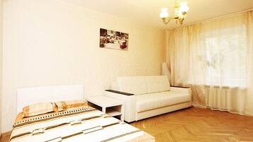 Apartment, 2 Schlafzimmer | 1 Schlafzimmer, hochwertige Bettwaren, Bügeleisen/Bügelbrett