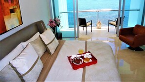 尊榮公寓, 3 間臥室, 面海 | 3 間臥室、高級寢具、客房內保險箱、書桌