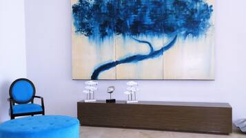 Sala de estar en el lobby