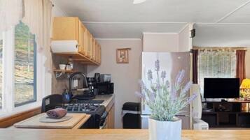 Cabin, 2 Bedrooms, Private Pool | 3 bedrooms, down comforters, individually decorated