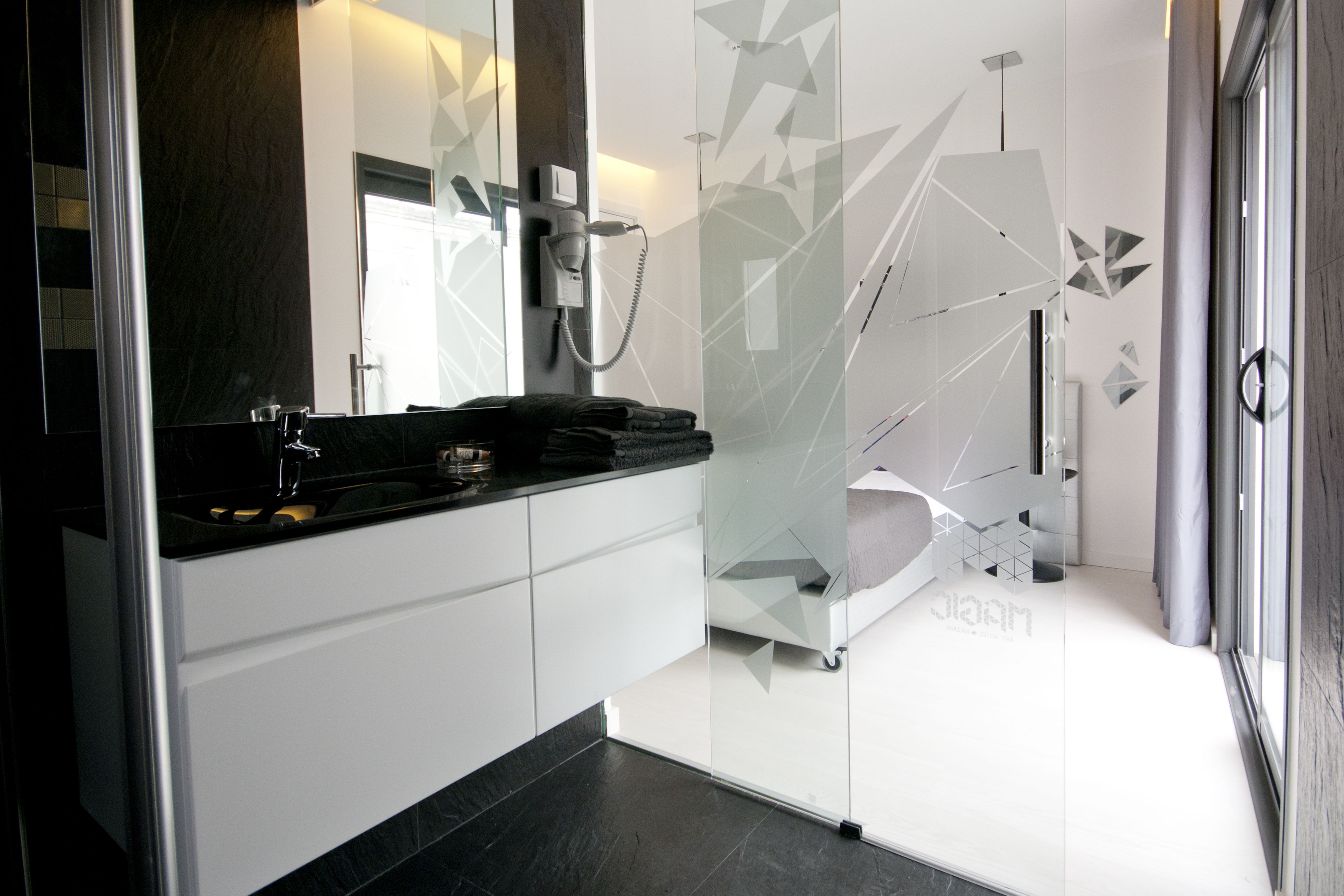 double or twin room | bathroom | shower, free toiletries, hair dryer, bathrobes