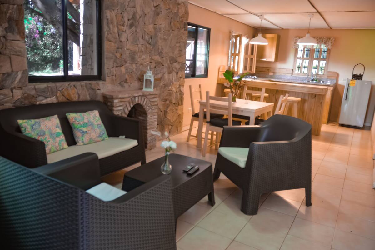 villa, 2 bedrooms | living area | flat-screen tv