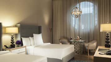 Sky Suite Two Double Beds | 1 bedroom, premium bedding, minibar, in-room safe