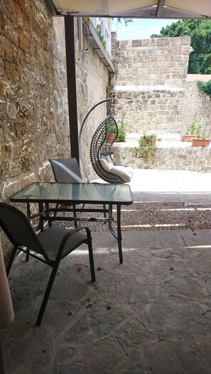 Classic Suite, 1 Bedroom, Ground Floor | Living area | Flat-screen TV - Mulberry Suites (Rhodes)