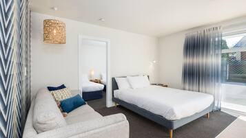 2 bedrooms, in-room safe, individually decorated, blackout drapes