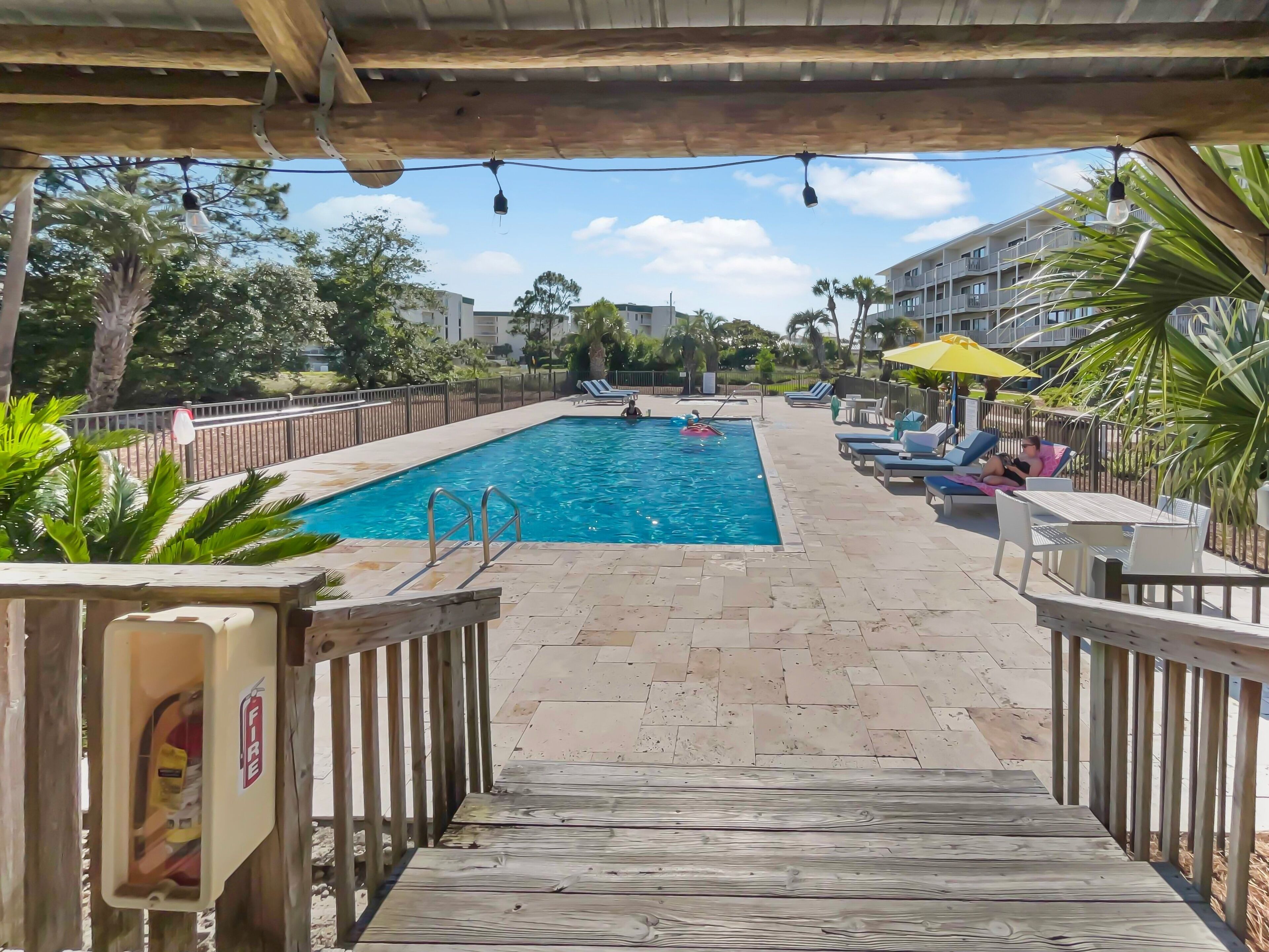 Una piscina climatizada