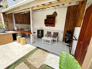 Private kitchen - D'Gilian Bungalow (Gili Trawangan)