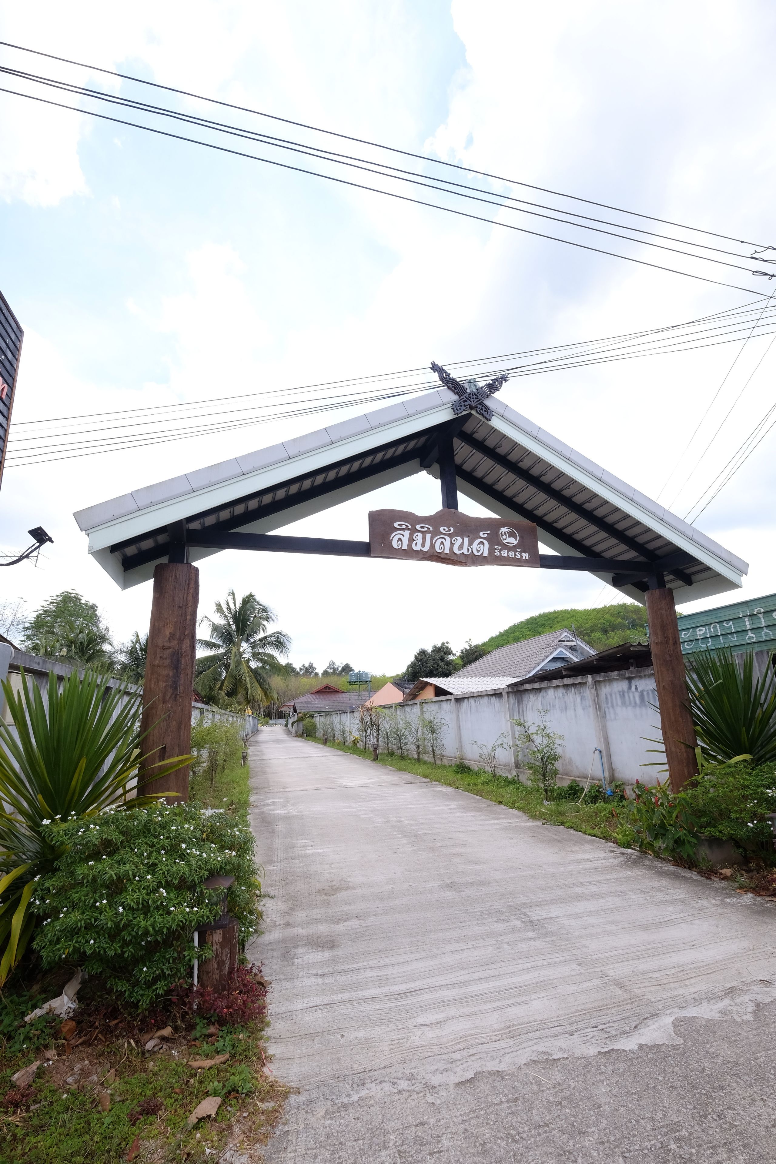 Majoituspaikan sisäänkäynti