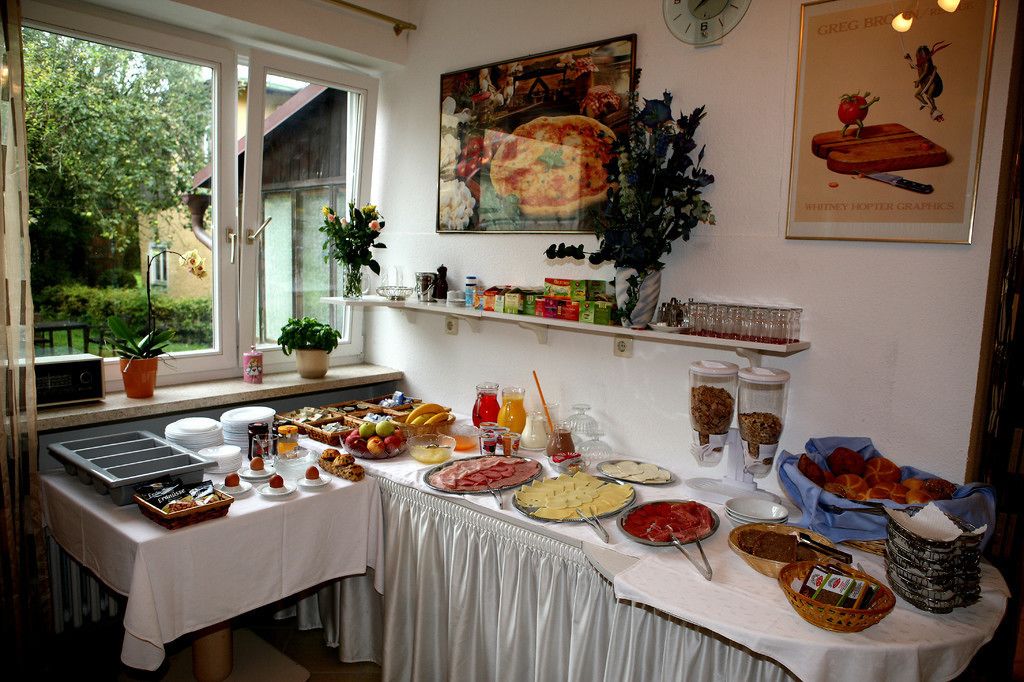 daily buffet breakfast (eur 11.00 per person)