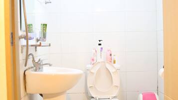 Room (4 Beds) | Bathroom | Free toiletries, slippers, towels