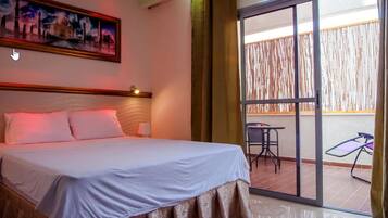 Double Room, Balcony | In-room safe, desk, iron/ironing board, free WiFi