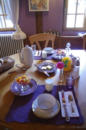 Petit-déjeuner continental compris tous les jours