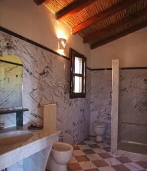 Junior Suite | Bathroom | Shower, free toiletries, hair dryer, bidet