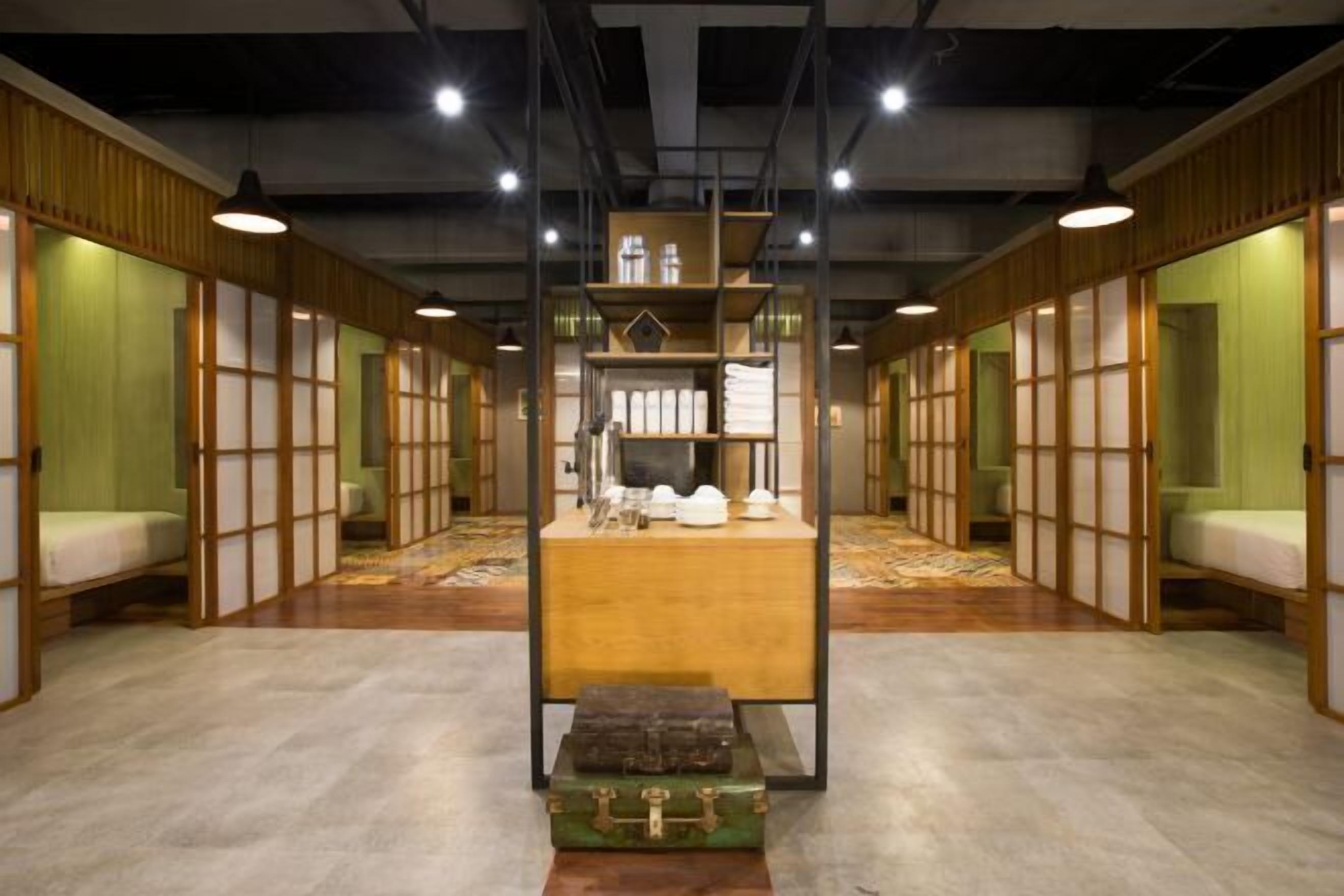 Caja de seguridad en la habitación y cortinas blackout 