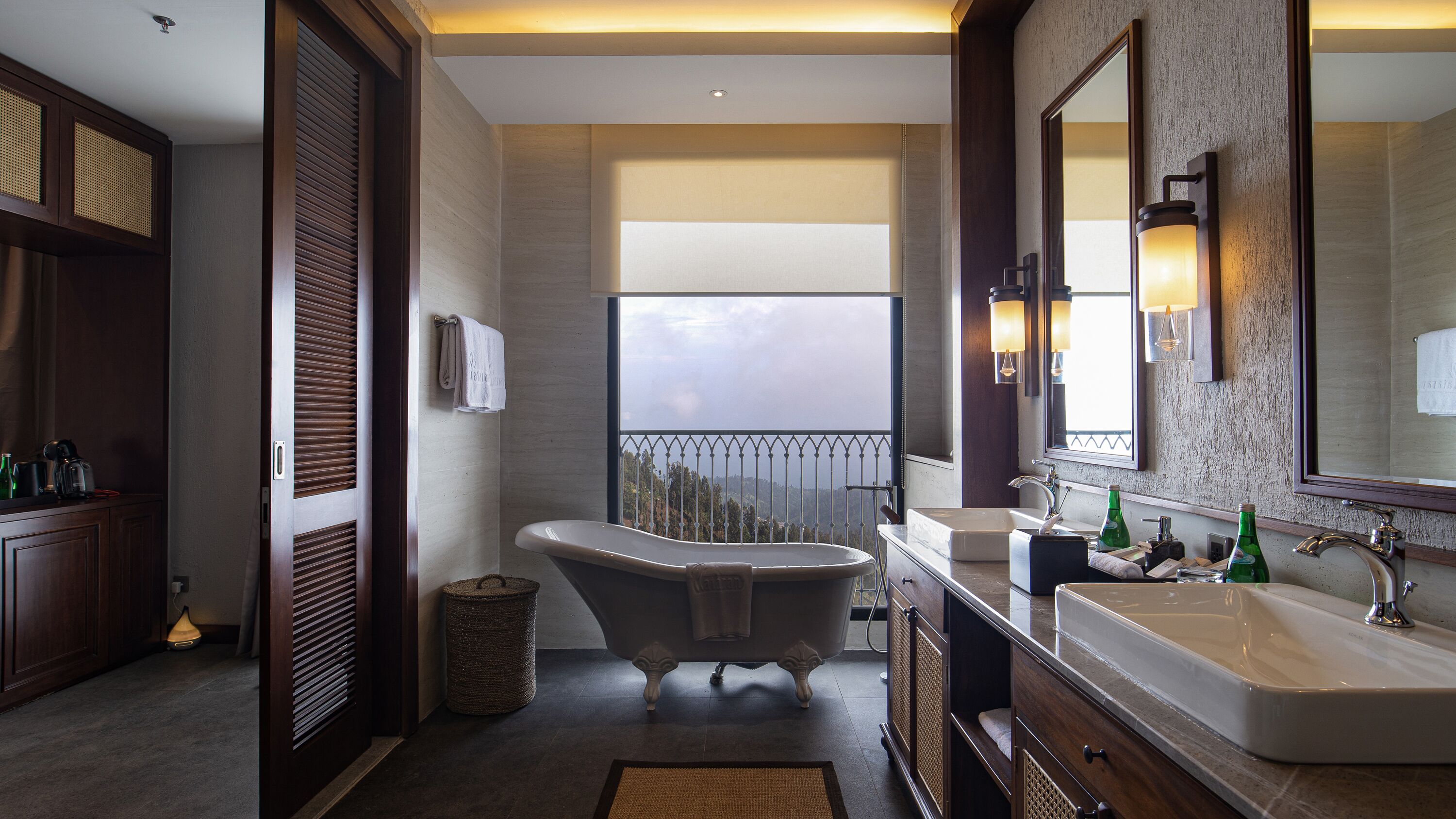 suite | bathroom | eco-friendly toiletries, hair dryer, bathrobes, slippers