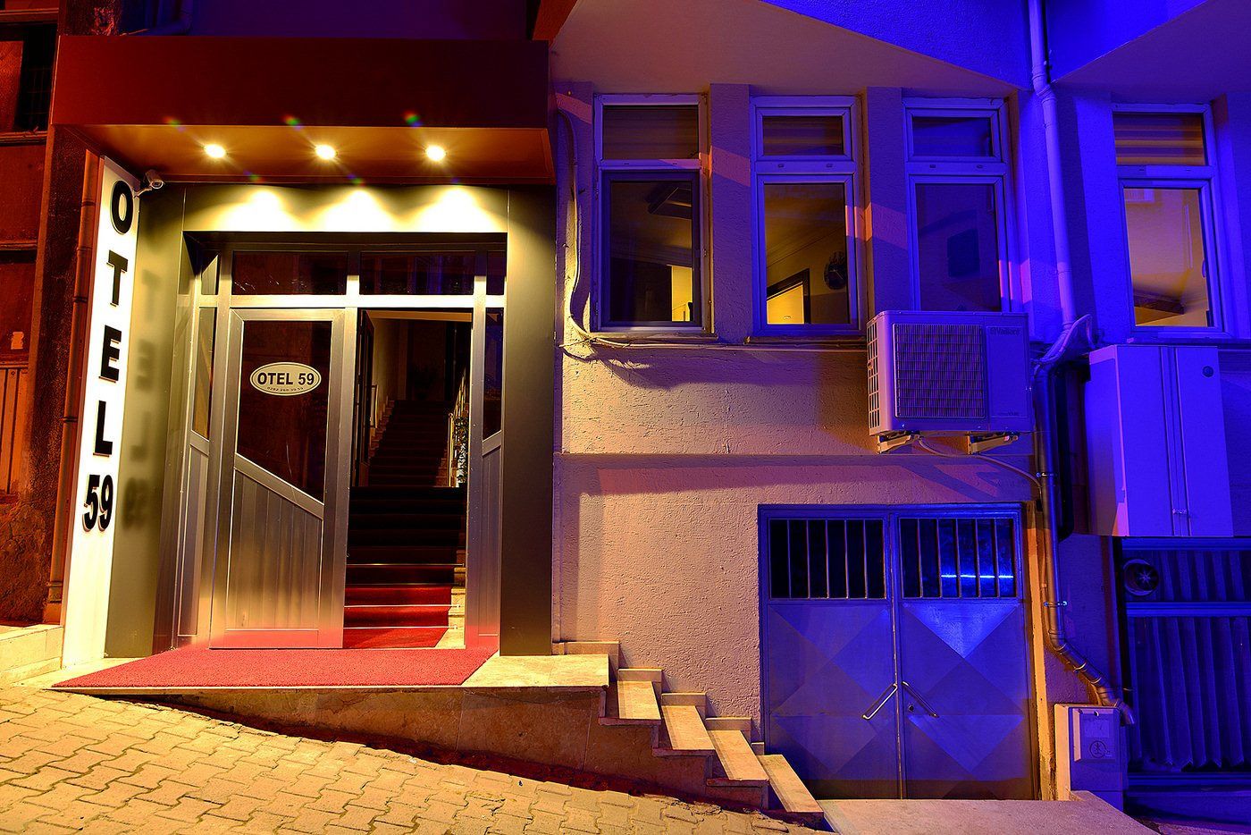 Front of property - evening/night
