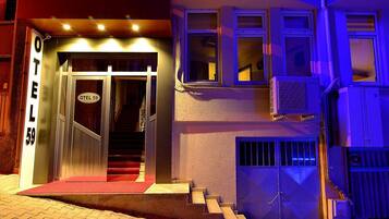 Front of property - evening/night
