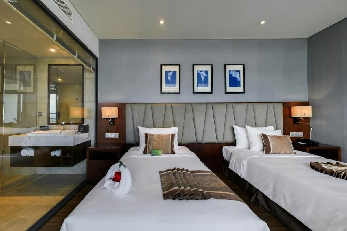 Superior Twin Room, Mountain View | 1 bedroom, Egyptian cotton sheets, premium bedding, down duvets