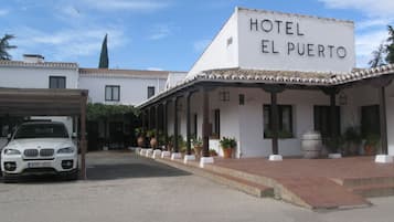 Voorkant van accommodatie