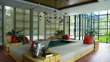 Sala de estar en el lobby