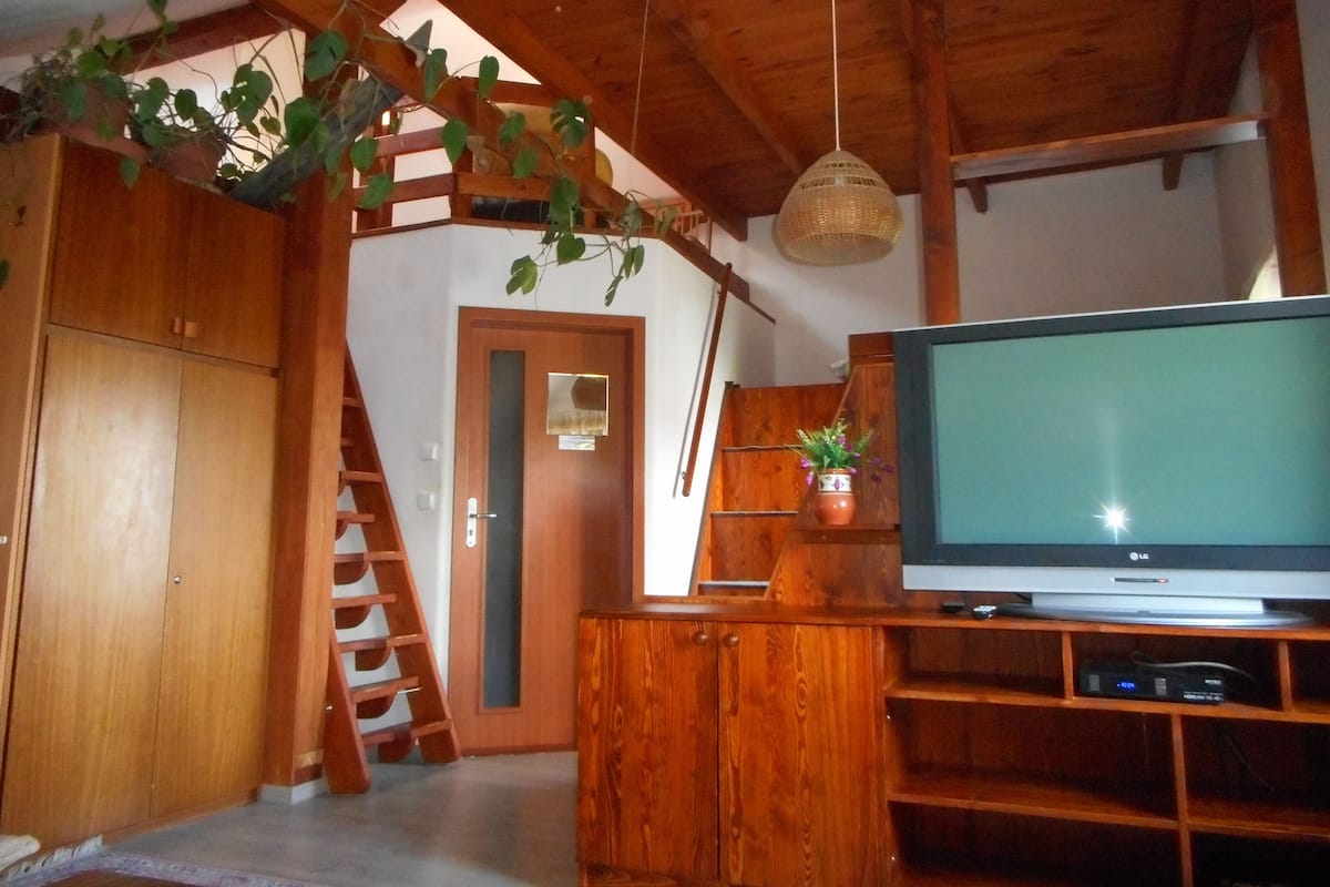 Apartment, Ensuite (6) | Ruang tamu | TV skrin rata