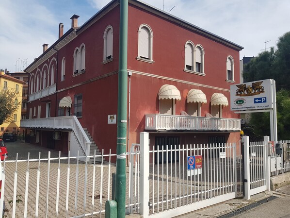 Fassade der Unterkunft