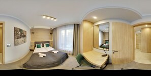 Deluxe Studio Suite, 1 Bedroom, Non Smoking, Kitchenette (Ziemia) | Desk, iron/ironing board, free WiFi - Smart2Stay Apartamenty (Warsaw)