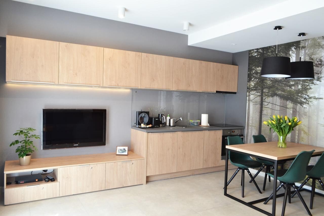 Deluxe Studio Suite, 1 Bedroom, Non Smoking, Kitchenette (Ziemia) | Desk, iron/ironing board, free WiFi