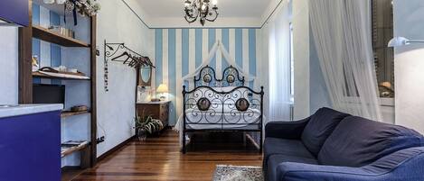 Studio | 1 slaapkamer, individueel gedecoreerd, een strijkplank/strijkijzer