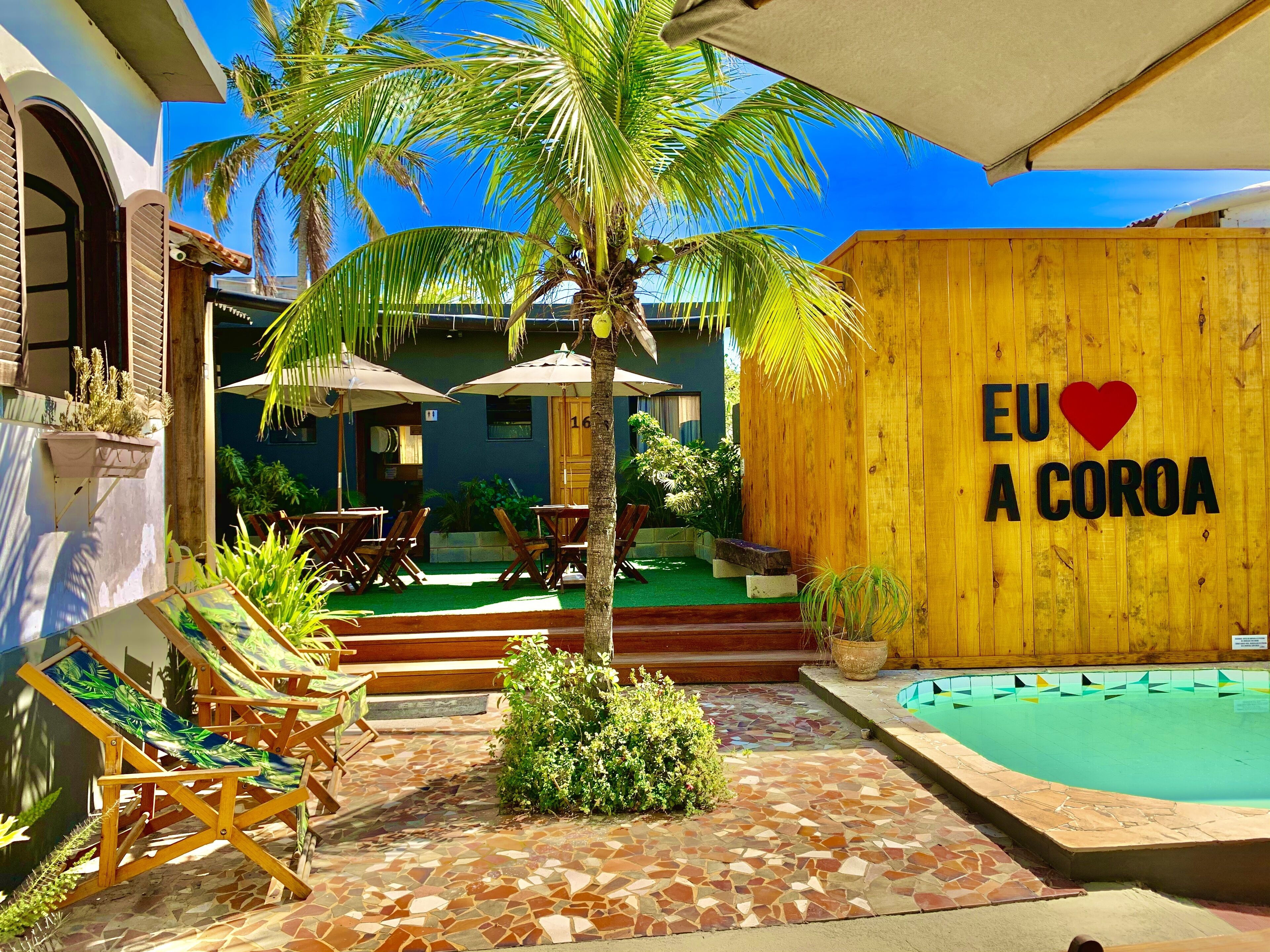 Voorkant van accommodatie