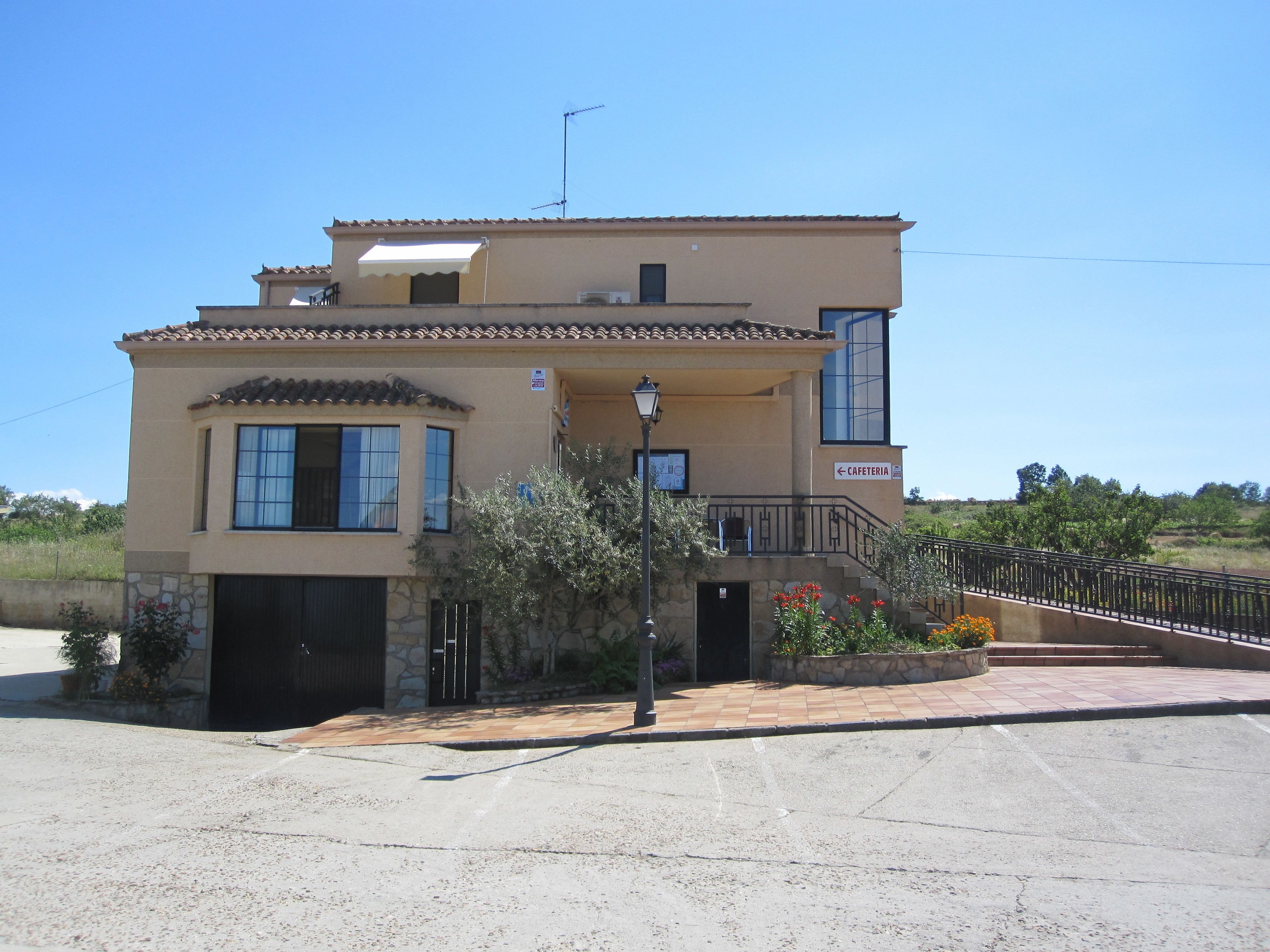 Voorkant van accommodatie