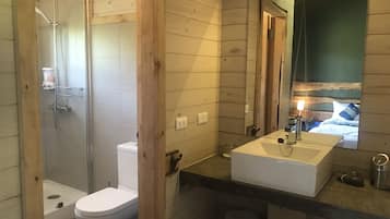 Free toiletries, hair dryer, towels
