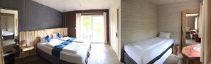Family Room, 2 Bedrooms, 2 Bathrooms, Garden View (6 pax) | Individually decorated, free cribs/infant beds, rollaway beds, free WiFi - Elementos Eco Lodge (Pucón)
