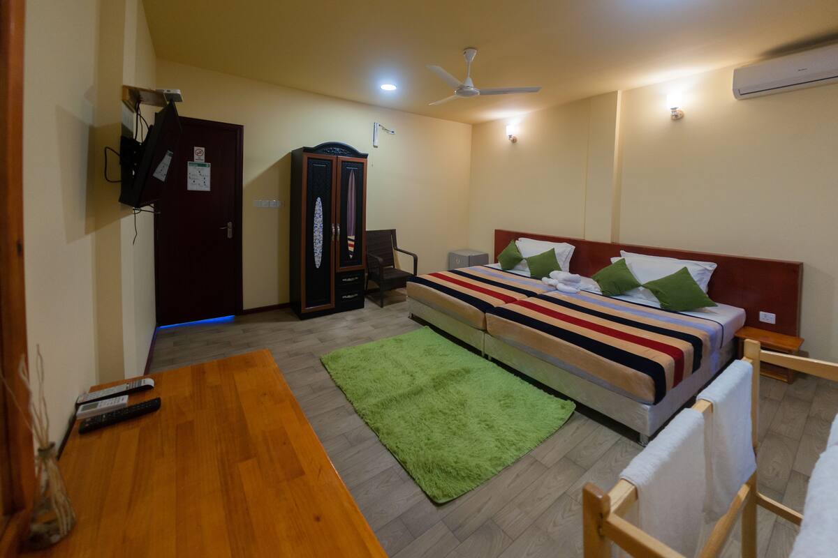 1 slaapkamer, luxe beddengoed, een minibar, een kluis op de kamer