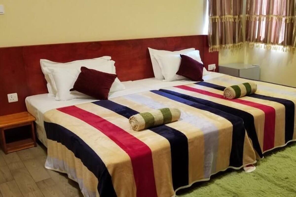 1 slaapkamer, luxe beddengoed, een minibar, een kluis op de kamer