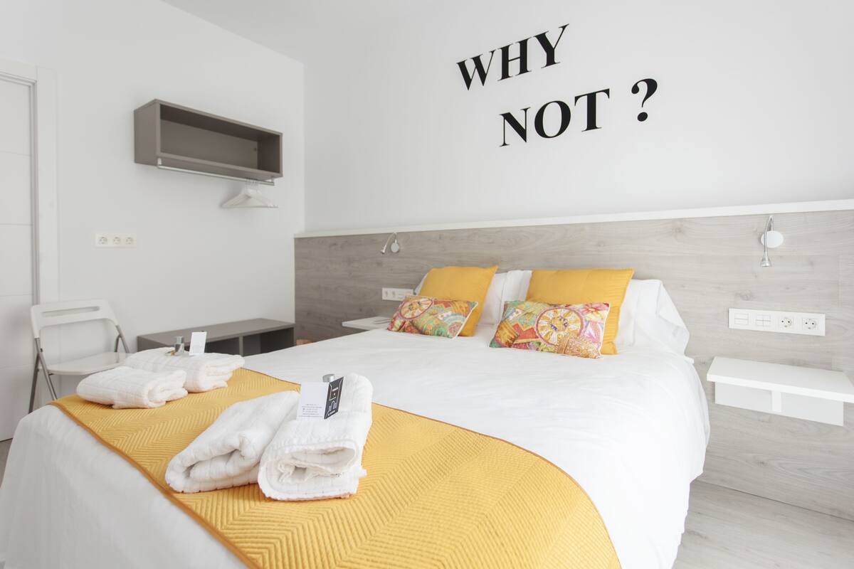 City Double Room, 1 Double Bed | Premium bedding, down comforters, Select Comfort beds, laptop workspace