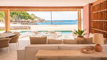 Deluxe Room, Multiple Beds, Ocean View | View from room